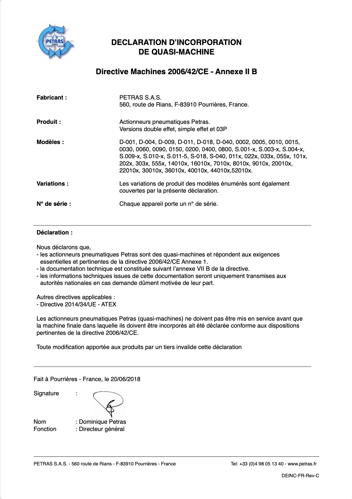 directive 2006/42/CE
